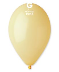 Балон  пастел 10"/26см-100бр Горчица /  Mustard