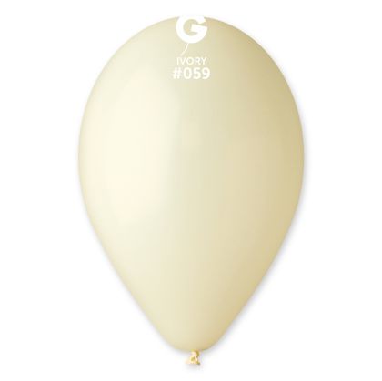 Балон  пастел 5"/12см-100бр Слонова кост Ivory