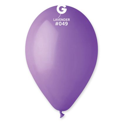 Балон  пастел 10"/26см-100бр Светло лилаво