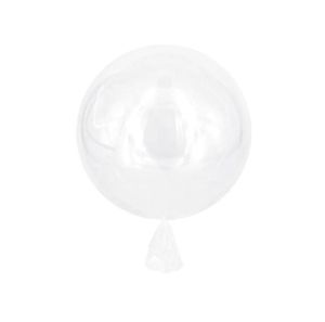 Прозрачен Бабъл/BOBO балон 10" - 1 брой