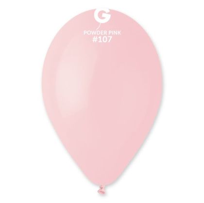 Балон  пастел 10"/26см-100бр Powder pink / Розова пудра