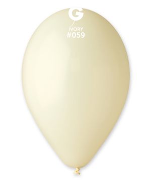 Балон  пастел 5"/12см-100бр Слонова кост Ivory