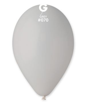 Балон  пастел 5"/12см-100бр Сив