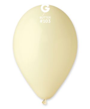 Балон  пастел 5"/12см-100бр Масло Butter