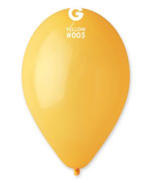 Балон  пастел 10"/26см-100бр Жълто