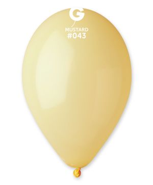 Балон  пастел 10"/26см-100бр Горчица /  Mustard