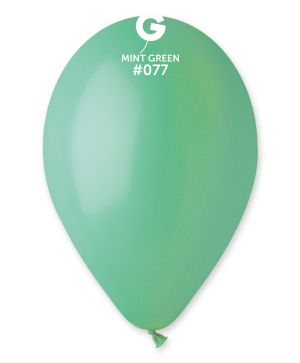 Балон  пастел 11-12"/28-30см-100бр Мента зелено