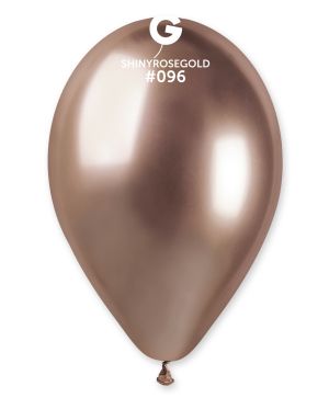 Балони хром 13"/33см/ 50брРоуз Голд / Shiny Rosegold