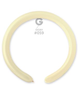 Моделиращи балони 100бр Ivory - Слонова кост