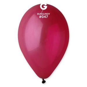 10 броя Балон пастел 12"/30см Бургунди