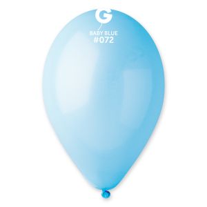 10 броя Балон пастел 12"/30см Бебешко синьо