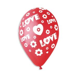 Балони с печат Love 