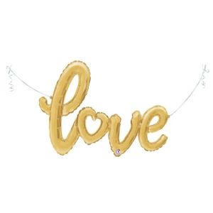 Балон надпис Love
