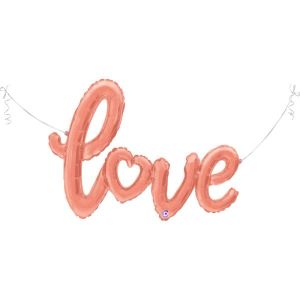 Балон надпис Love