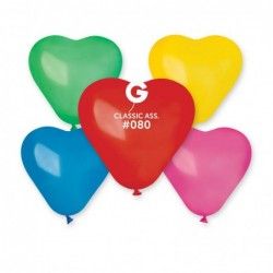 Балони сърца 17",50бр Gemar