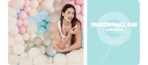 Балони пастел MIX MARSHMELLOW 12"/30см-100бр Gemar