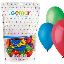 Балони пастел MIX G90-26см-100бр Gemar
