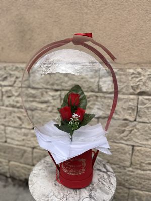 Цвете в BOBO балон