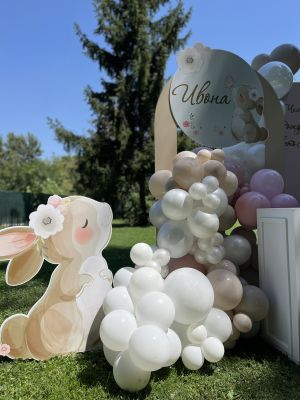 Украса за кръщене и първи рожден ден на момиче