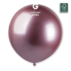 Балони топка ХРОМ 19"/48см, пакет 5 броя