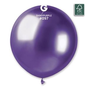 Балони топка ХРОМ 19"/48см, пакет 5 броя