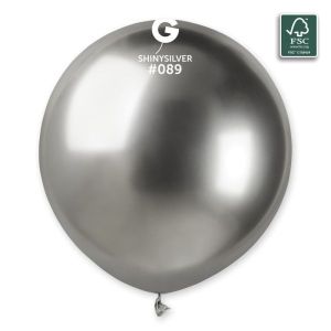 Балони топка ХРОМ 19"/48см, пакет 5 броя